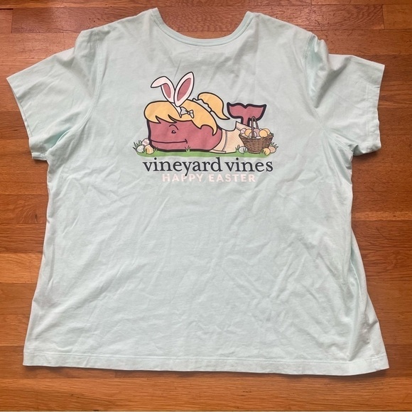 Vineyard Vines Women’s Happy Easter T-Shirt - Size XXL 2X - Picture 1 of 6